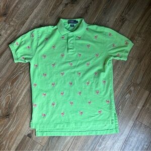 Vintage 90’s Polo Ralph Lauren With Flamingo Embroidered Birds Classic Men’s S